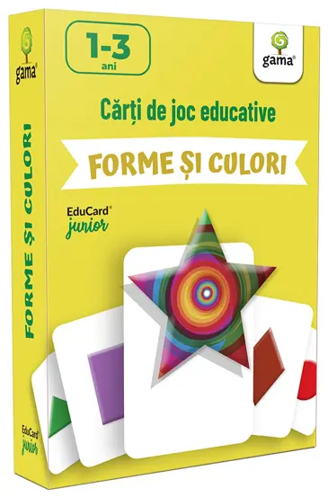 Forme si culori. Carti de joc educative