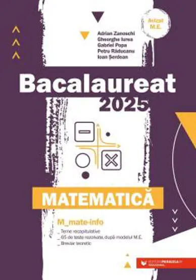 BAC 2025. MATEMATICA. MATE-INFO