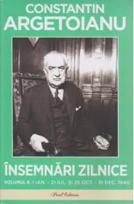 Insemnari zilnice Volumul VIII. 1 ianuarie - 21 iulie, 25 octombrie - 31 decembrie, 1940