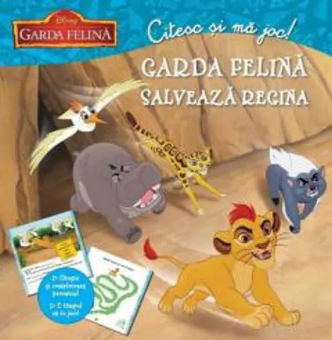 DISNEY. GARDA FELINA. Citesc si inteleg! Garda felina salveaza regina. Clasa I