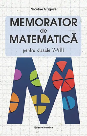 Memorator matematica - Clasa 5-8