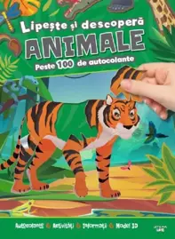 Lipeste si descopera Animale. Peste 100 de autocolante