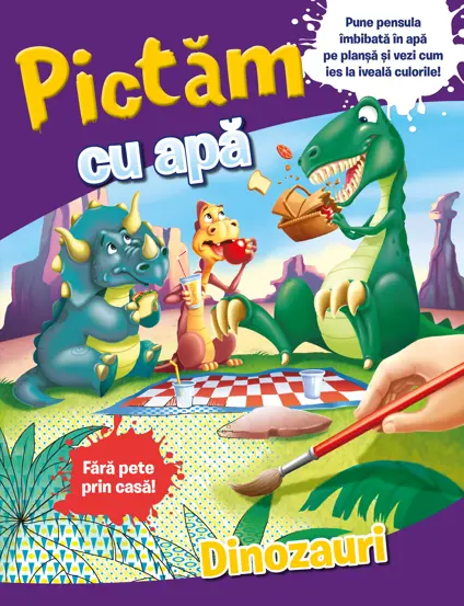 Pictam cu apa: Dinozauri