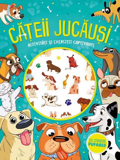 Cateii jucausi - stickere pufoase