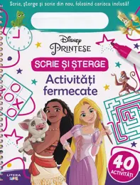 Disney Printese. Activitati fermecate. Scrie si sterge