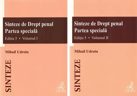 Sinteze de Drept penal. Partea speciala Vol.1 + Vol.2 Ed.5