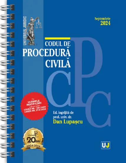 Codul de procedura civila Septembrie 2024 Ed. Spiralata