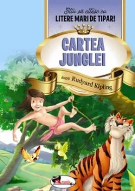 Cartea junglei - Stiu sa citesc cu litere mari de tipar! (resigilat)