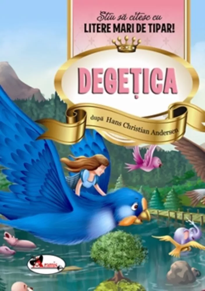 Degetica - Stiu sa citesc cu litere mari de tipar! (resigilat)