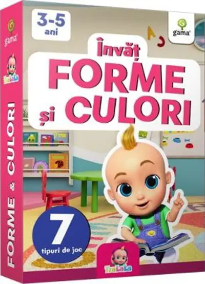 Carduri educative TraLaLa. Invat forme si culori