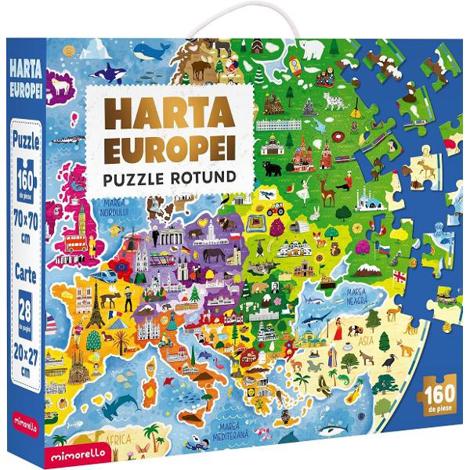 Harta Europei. Puzzle 160