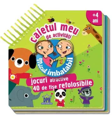 Micul imbatabil - Caietul meu de activitati - 4 ani