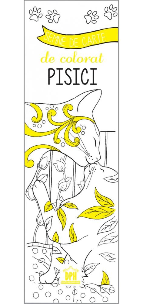 Semne de carte de colorat - Pisici