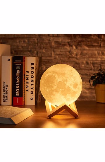 Lampa Luna Plina 3D