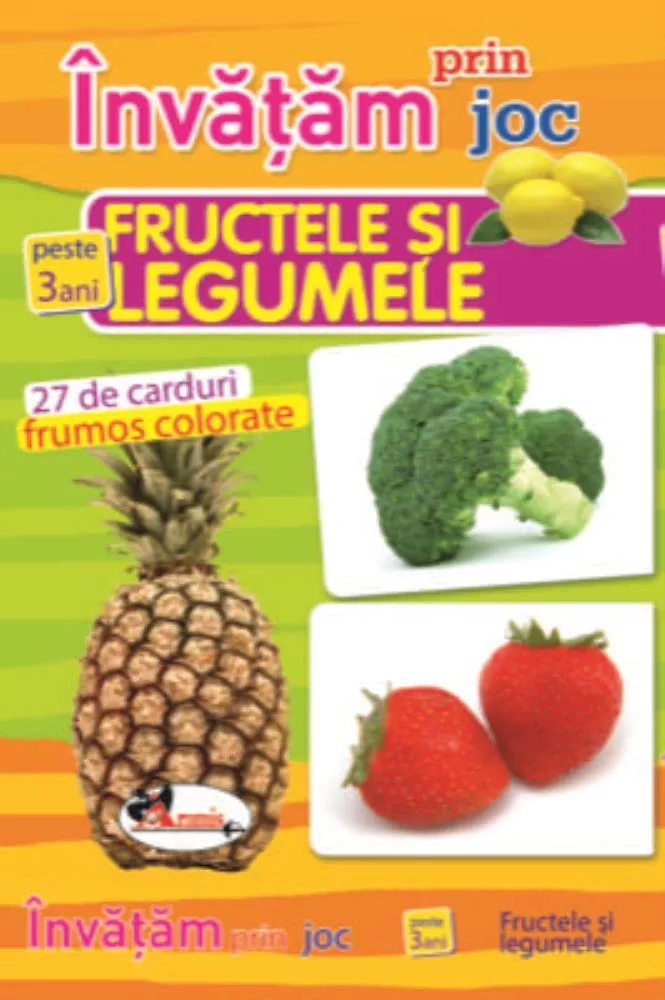 Invatam prin joc fructele si legumele  +3ani