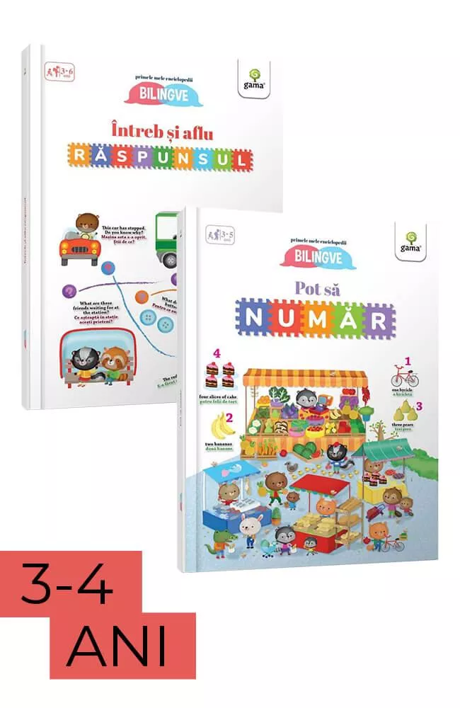 Pachet Enciclopedii pentru copii in 2 limbi 1