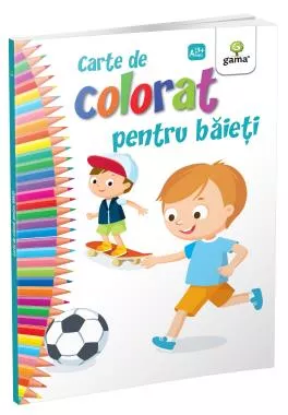 Carte de colorat pentru baieti - Editia 2018