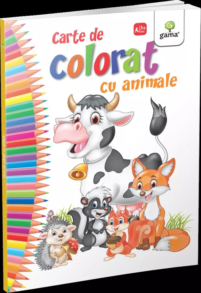 Carte de colorat cu animale - Editia 2018