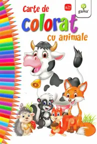 Carte de colorat cu animale - Editia 2018