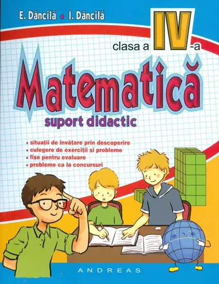 Matematica clasa a IV-a, suport didactic (color)