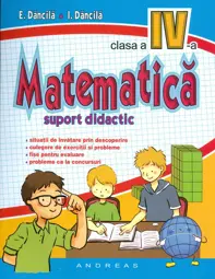 Matematică clasa a IV-a, suport didactic (color)