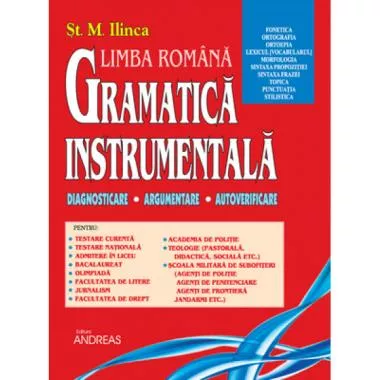 Gramatica instrumentala (I) – Dignosticare, Argumentare, Autoverificare