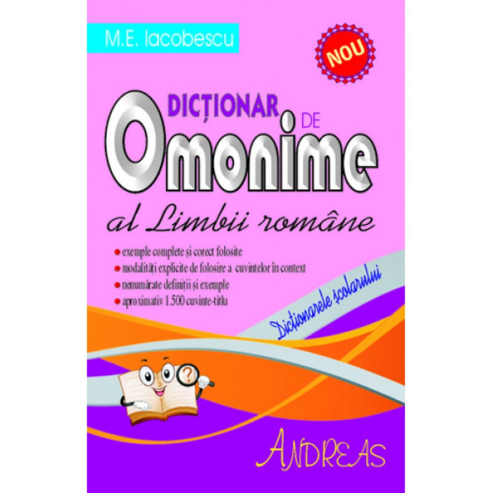 Dictionar de omonime al Limbii Romane