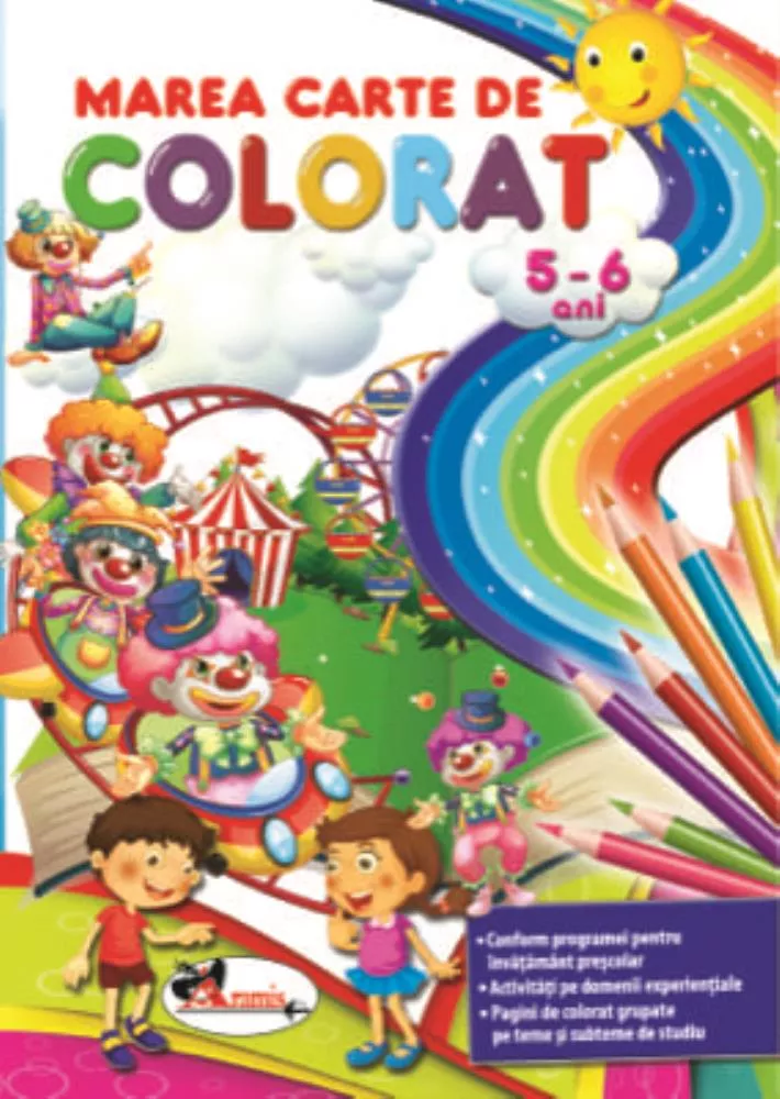 Marea carte de colorat 5-6 ani