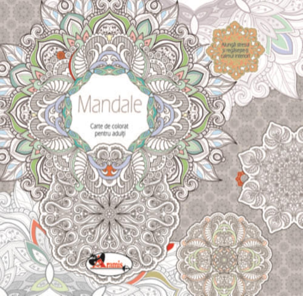 Mandale. Carte de colorat pentru adulti