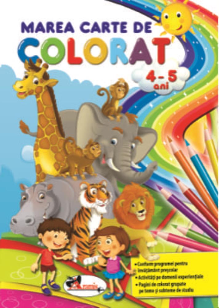 Marea carte de colorat 4-5 ani